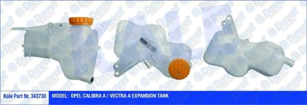 KALE 343730 Radyator Ek Genlesme Su Deposu Opel Calibra A 2.0 I-Vectra A 1.6-1.8-2.0 (Kapakli)